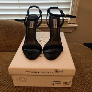 Steve Madden Carmelina Nubuck Ankle Strap